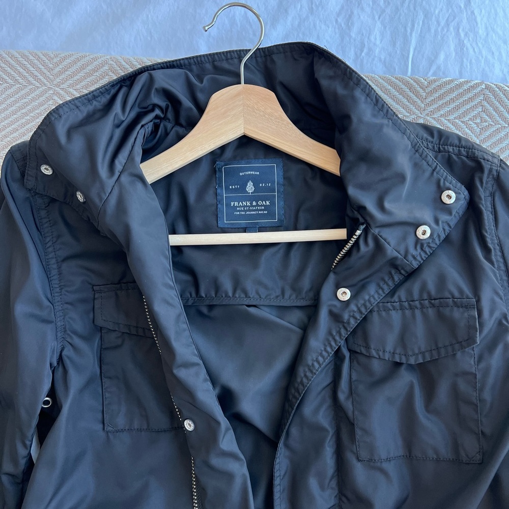 Frank and Oak Rain Jacket with Hood